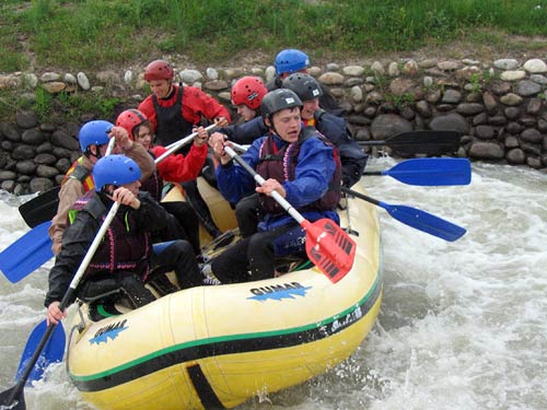 Raft in Cunovo
