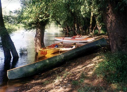 Vodácke výlety na rieke Morava