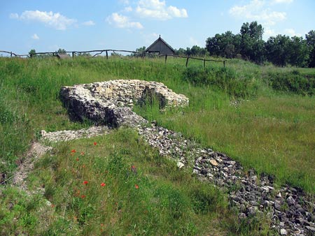 Remnants of the Roman army camp