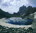 Modré pleso, najvyššie položené pleso v Tatrách (2190 metrov nad morom)