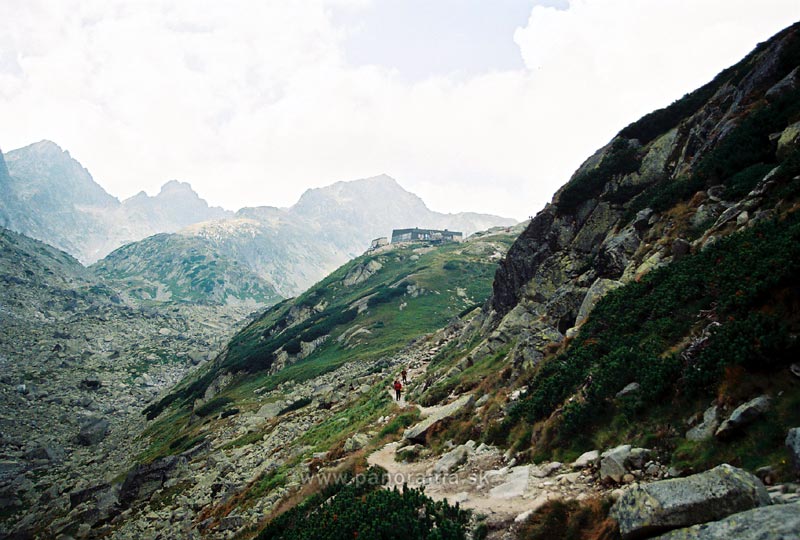 Just below Zbojnicka Chata chalet