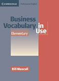 Business Vocabulary in Use: Elementary - obálka