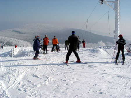 SkiSlope at the Velka Javorina Hill