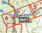 Sled mapových listov - ukážka zo sprievodcu Hron