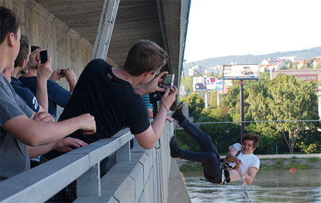 Bridge Swing Jumps from the Lafranconi Bridge 2.