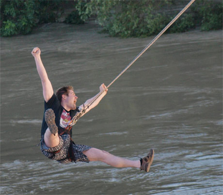 Bridge Swing Jumps from the Lafranconi Bridge 4.