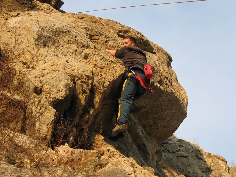 Letecká 6, right variant - Stokerauska vapenka (Technicke sklo, climbing)