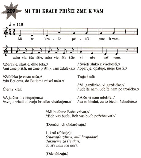 Z publikácie Vianočné ľudové koledy, vinše a hry