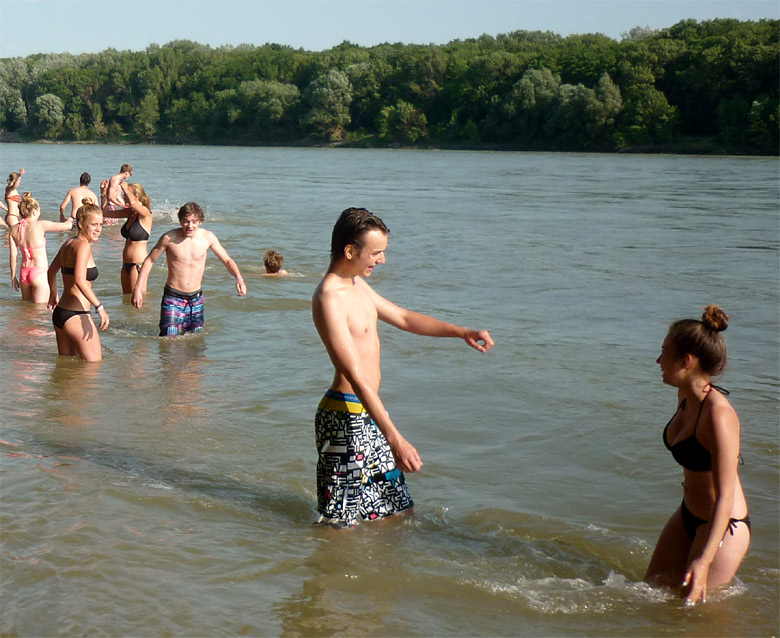 Kúpanie v Dunaji