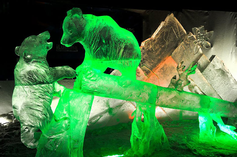 Súťaž v ľadovom sochárstve Hrebienok Tatry Ice Master 2014