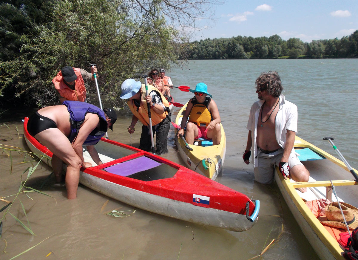 Výlet v dunajských ramenách, smer Vadvíz 20.7.2014