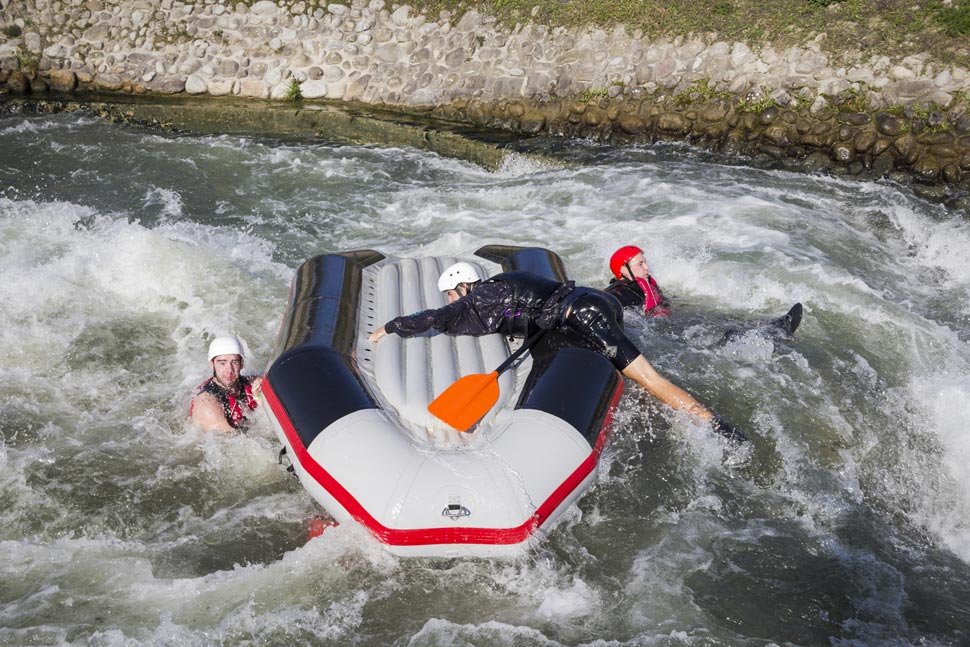 Rafting in Cunovo