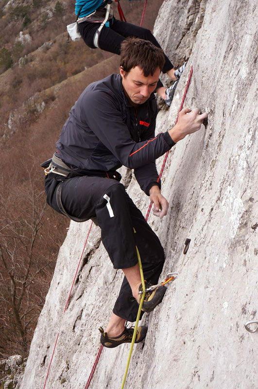 Za jeden prst - Martin Krasňanský v osmičkovom Rolandovi, kršlenický sektor Hrad