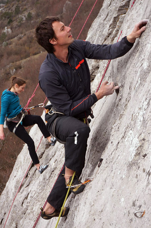 Za jeden prst - Martin Krasňanský v osmičkovom Rolandovi, kršlenický sektor Hrad