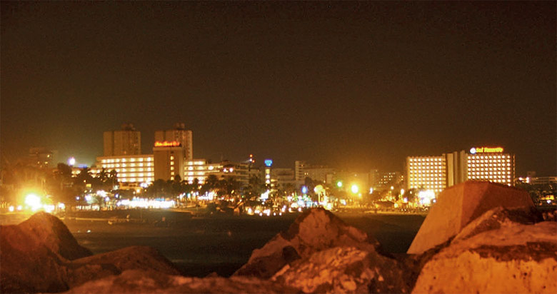 Večer v Costa Adeje na Tenerife