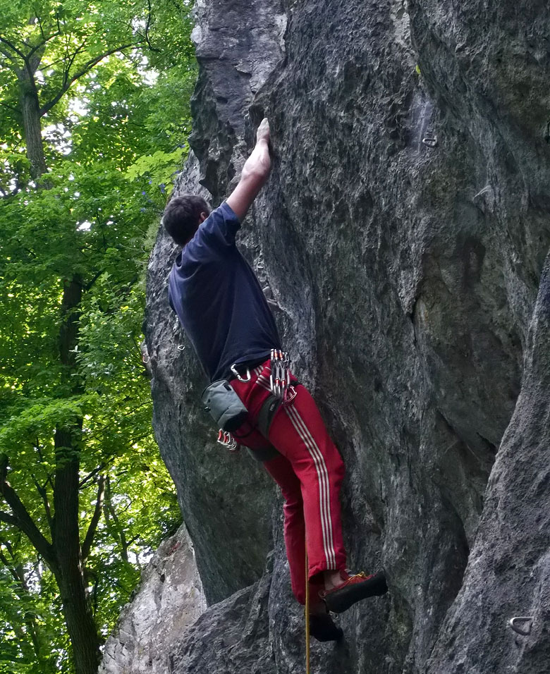 V ceste Paternoster na nevýraznej Veľkej Javorovej veži