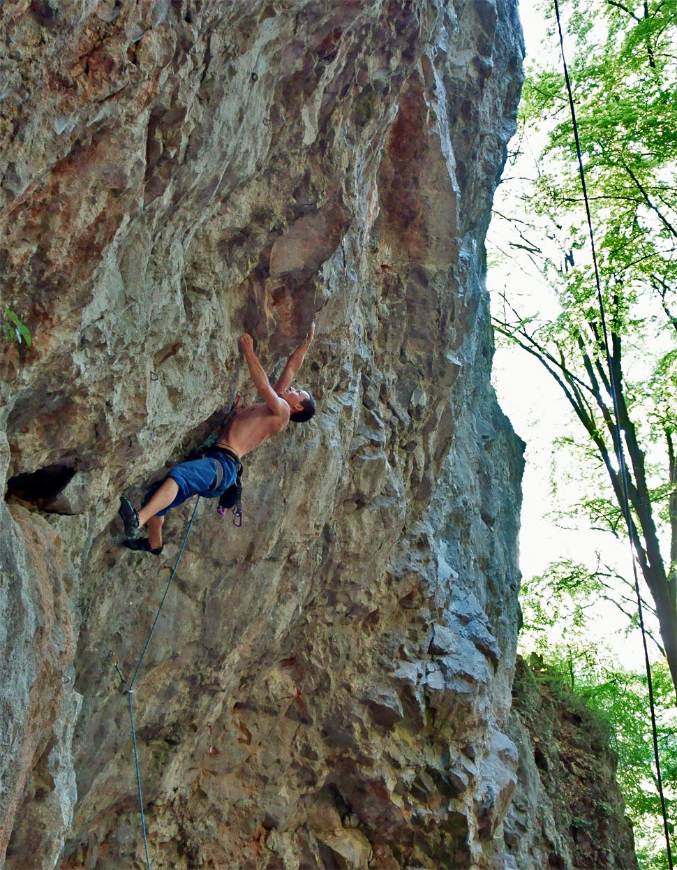 Climbing at Alternativka Rocks