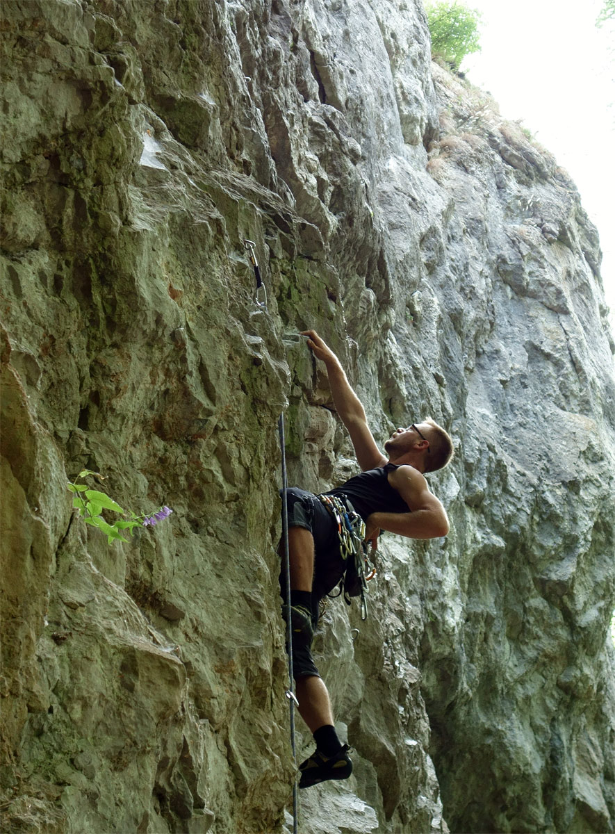 Climbing at Alternativka Rocks