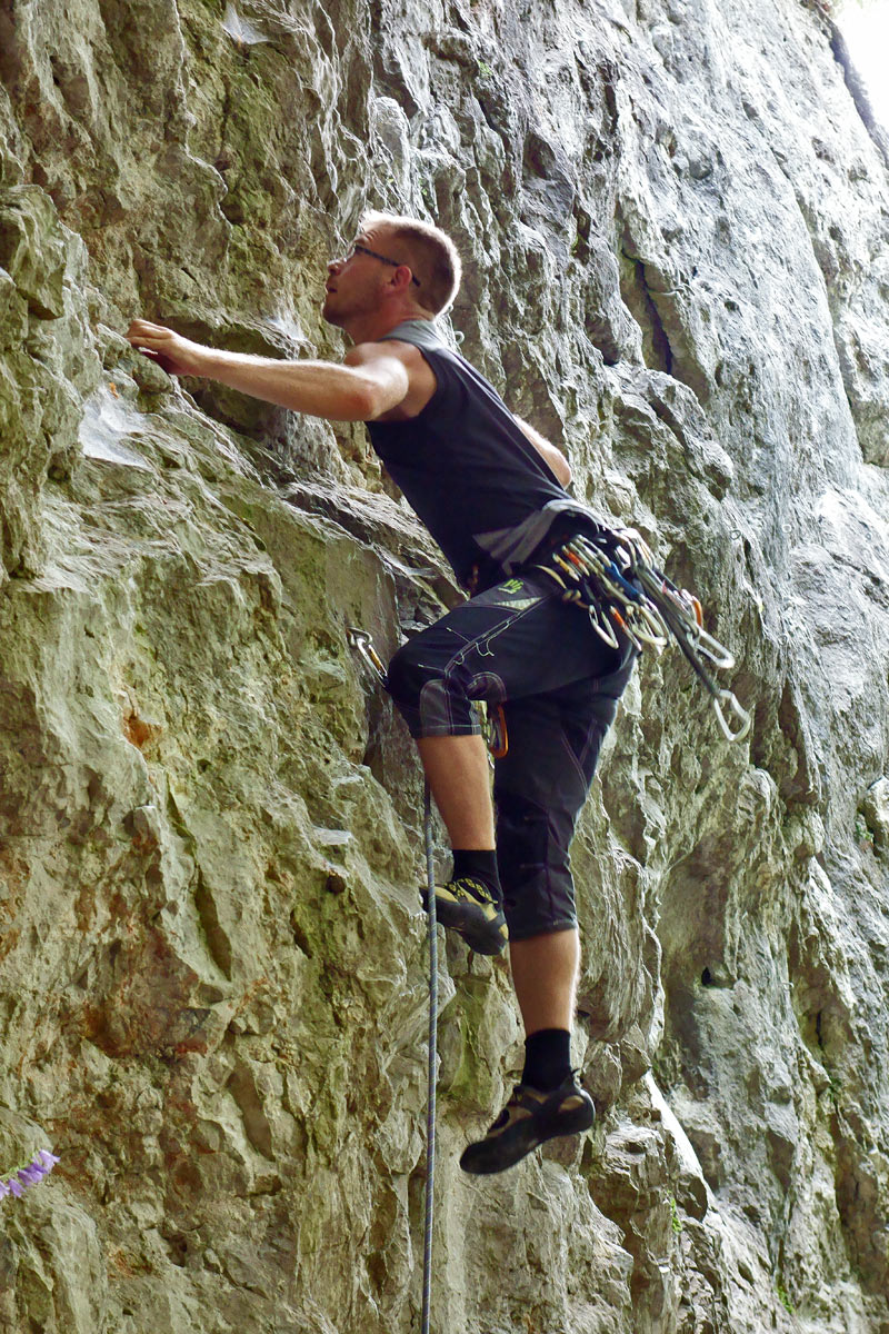 Climbing at Alternativka Rocks