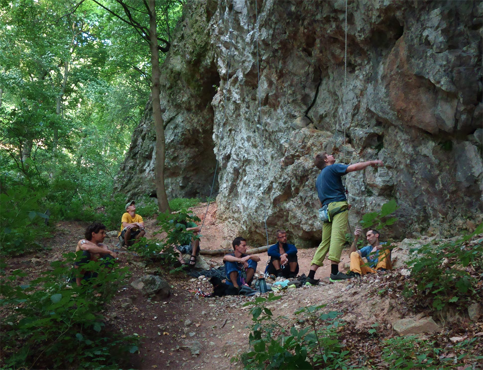 Climbing at Alternativka Rocks