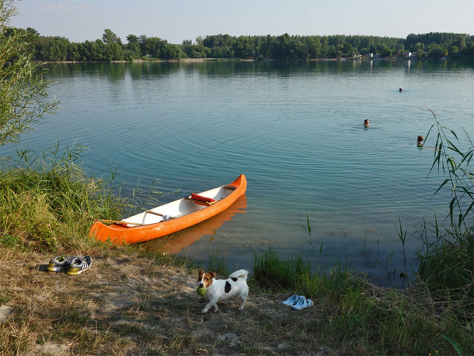 Na polostrove na  Šulianskom jazere v roku 2015