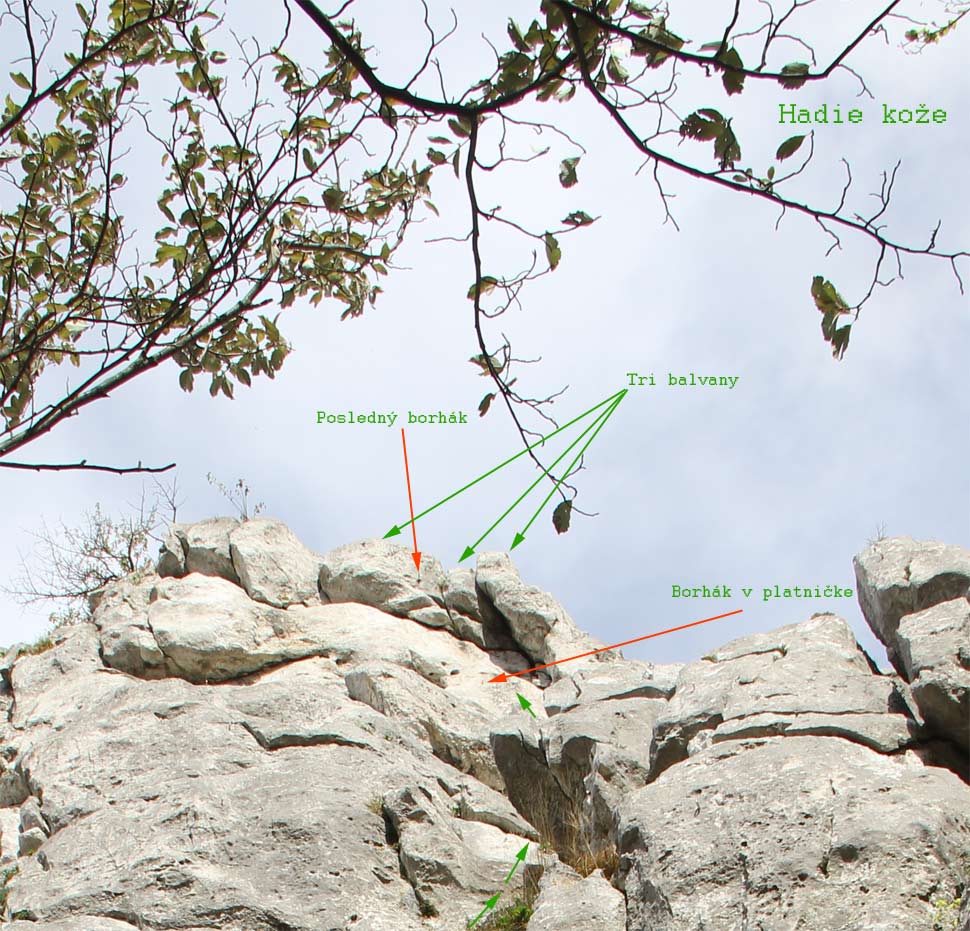 Dokončenie cesty Hadie kože (6) na Kršlenici