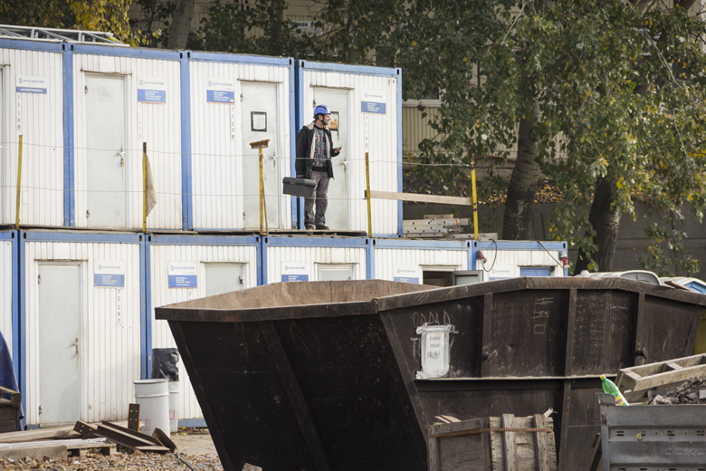 Na stavbe nového Starého mostu v Bratislave