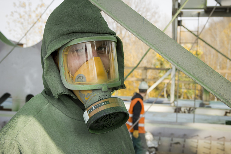 Na stavbe nového Starého mostu v Bratislave