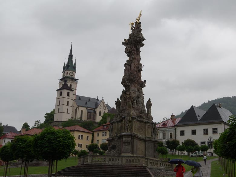 Raining time in Kremnica