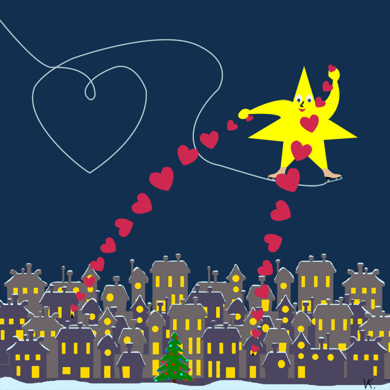 Ilustrácia k Vianočnej rozprávke