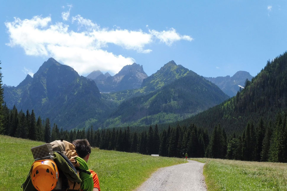 Pri horárni v Bielovodskej doline