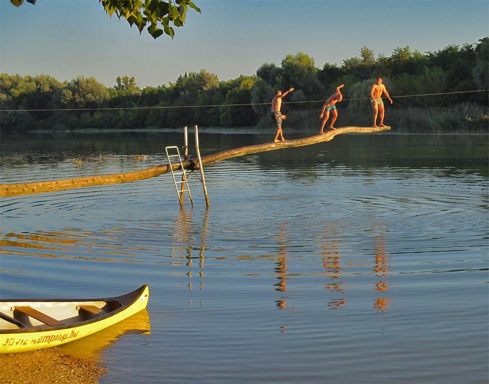 Podvečer vo Vadvíz kempingu