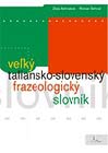Veľký taliansko-slovenský frazeologický slovník - obálka