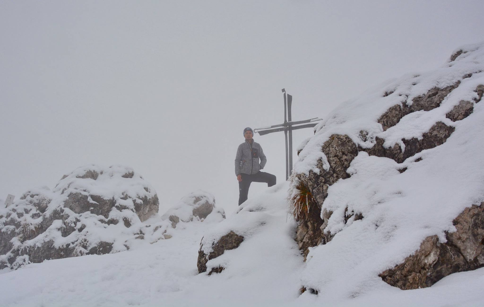 Autoportret at Velky Rozsutec Peak on November 9, 2016