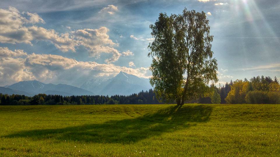 Below Krivan mountain, Museum of Liptov village in Pribylina