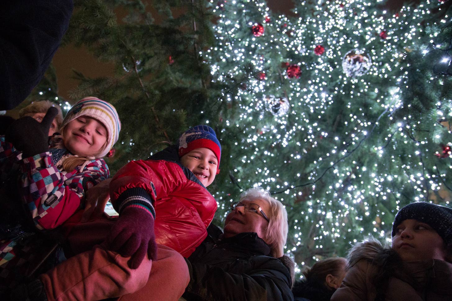 Christmass market in Bratislava - November 24, 2017