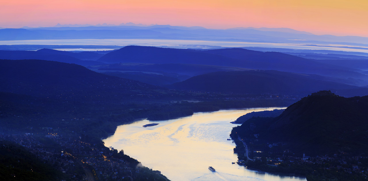 Dunaj a Vysoké Tatry na jednej snímke