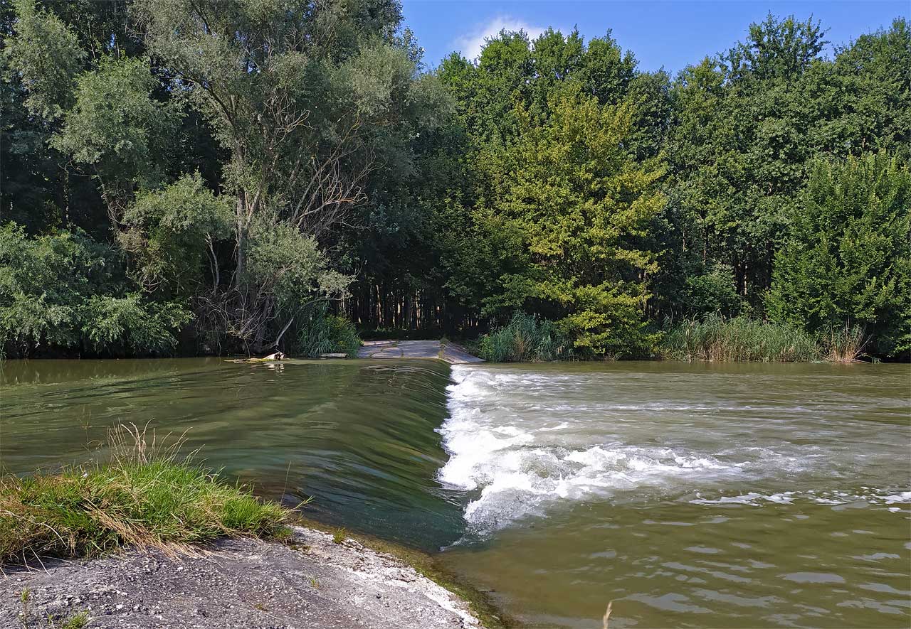 Oddychová prehrádzka, kde sa pri Bodíckej variante kúpeme a odkiaľ sa vraciame nazad