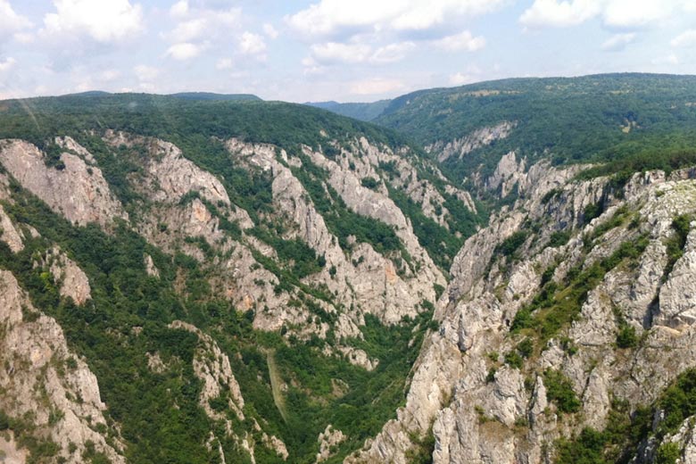 Zádiel a Turniansky hrad - letecký fotovýlet