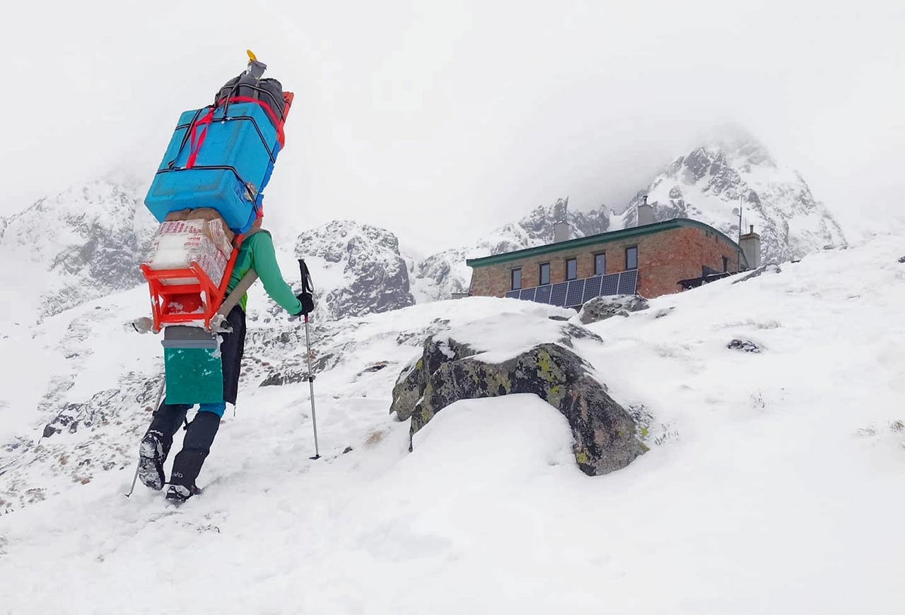 Tatra sherpa just before the finish, February 6, 2021