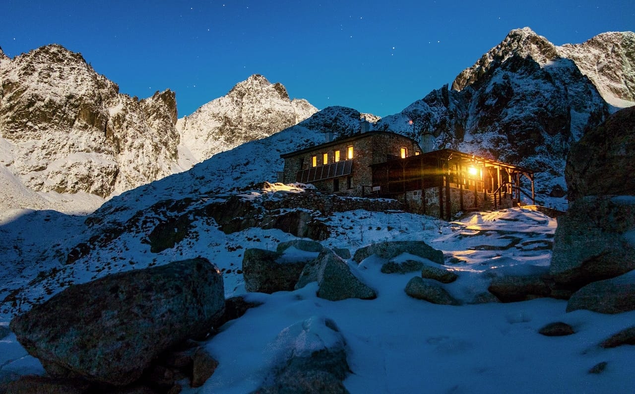 Vysoké Tatry: Zimné panorámy z Térynky