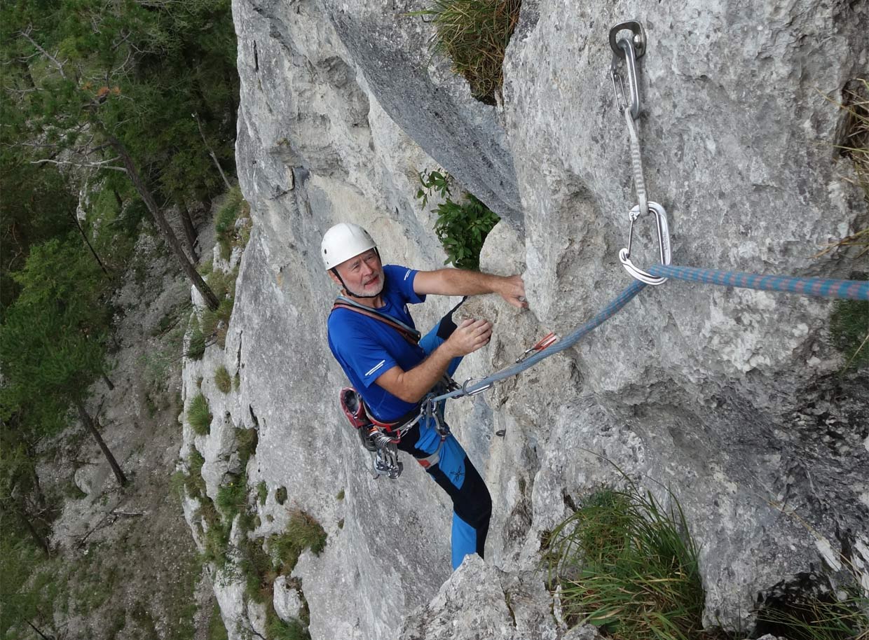 Čože je to sedemdesiatdvojka... Ďuro dolieza traverz. Preňho to nebolo psycho