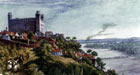 Bratislavský hrad - ilustrácia Albína Brunovského v knihe Prvá kniha o Bratislave