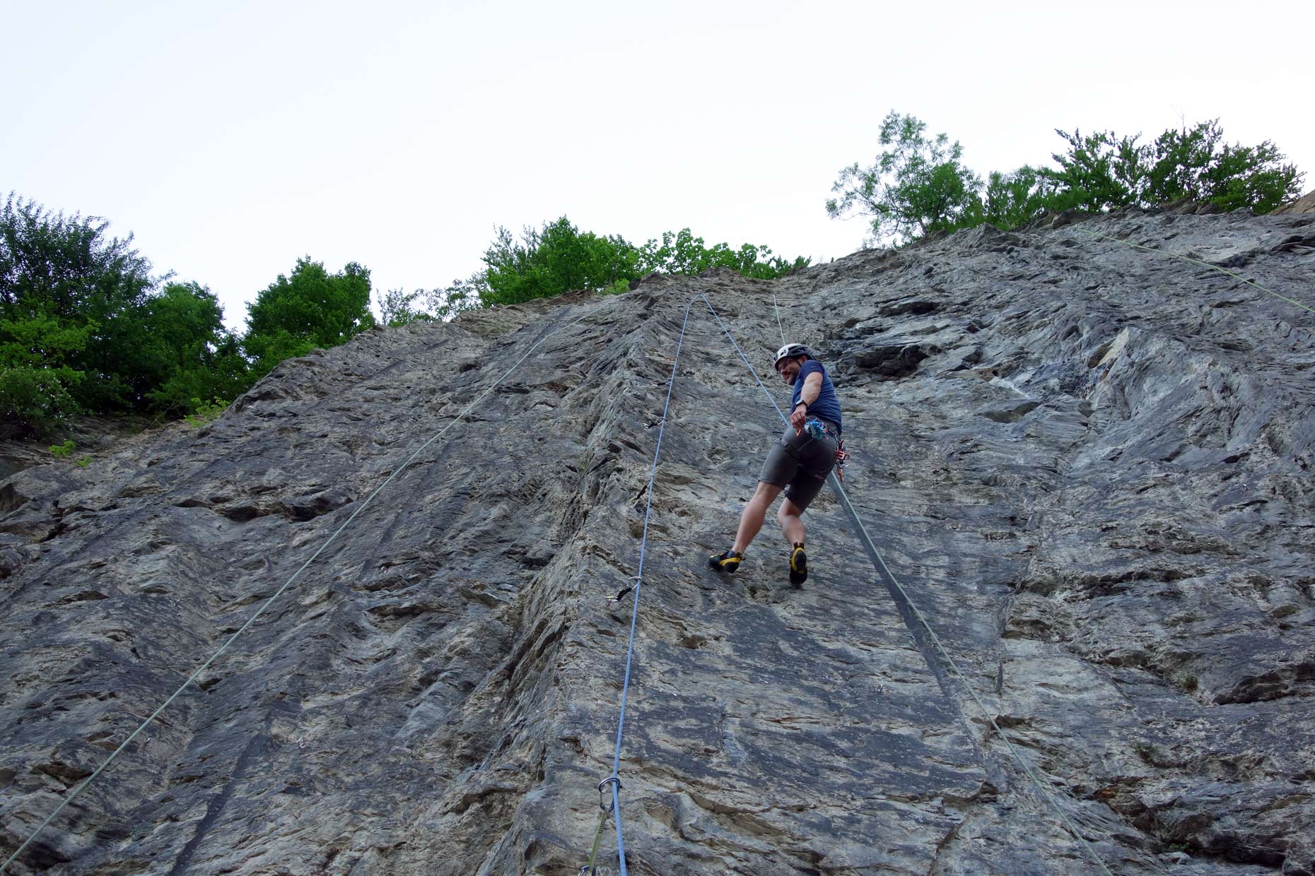 Mišo po doleze hrany naľavo od Memento mori