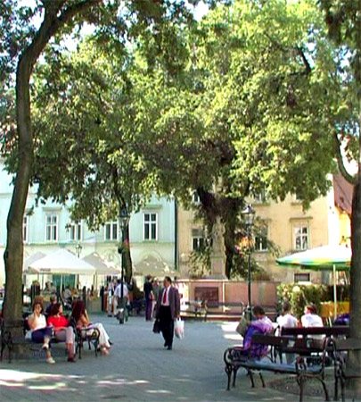 The Frantiskanske Namestie Square -From  DVD Bratislava - Beauty on the Danube River