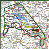 Pálava a Břeclavsko - mapka na zadnej obálke