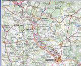 Morava - Vodácký průvodce - mapa na zadnej strane obálky