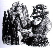 Ilustrácia z knihy Za písní Severu aneb Proč bychom se neztratili