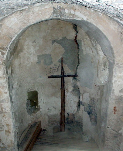 A chapel at the Hrad Uhrovec Castle