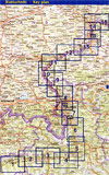 Tauernradweg - Cyklistická cesta alpským údolím rieky Salzach - náhľad mapy